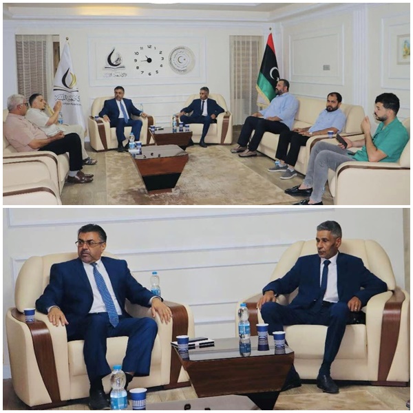 اجتماع بين جامعة سرت والاكاديمية الليبية 