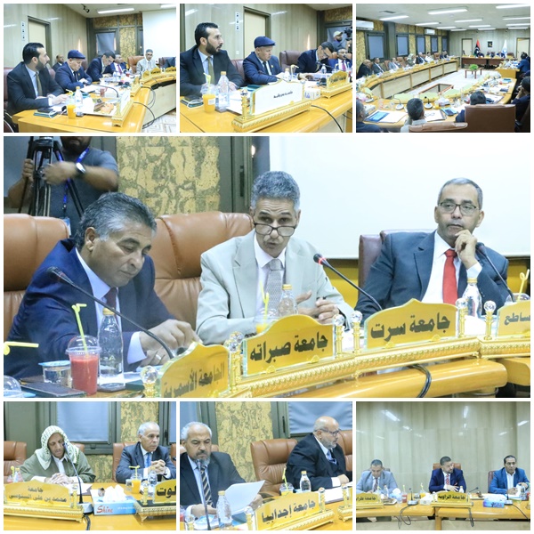 جامعة بنغازي تحتضن اجتماعا لرؤساء الجامعات