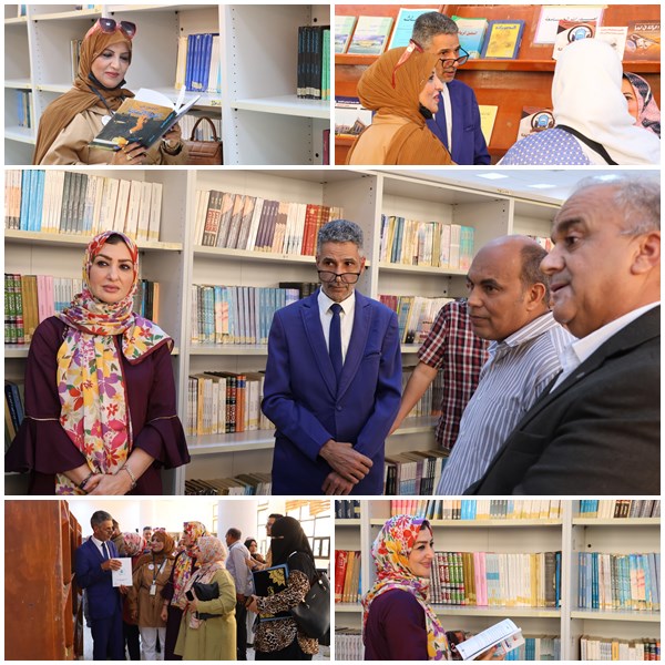 مديرات  مكاتب دعم وتمكين المرأة في الجامعات الليبية في زيارة للمكتبة المركزية بجامعة سرت