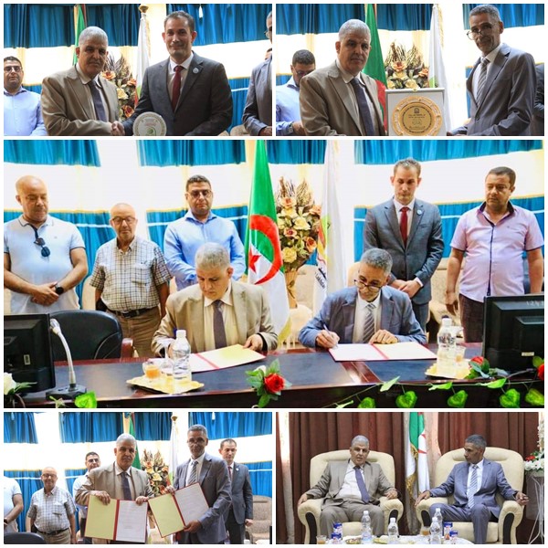 توقيع اتفاقية توأمة بين جامعة سرت و جامعة الوادي الجزائرية