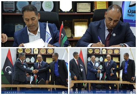 اتفاقية تعاون علمي وبحثي بين جامعة سرت وجامعة دارنس الأهلية