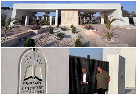 زيارة ميدانية للمدير التنفيذي لجهاز التنمية إلى جامعة سرت