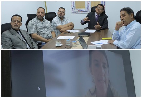 اجتماع لجنة المشاريع بروكسل عبر تقنية الزوم