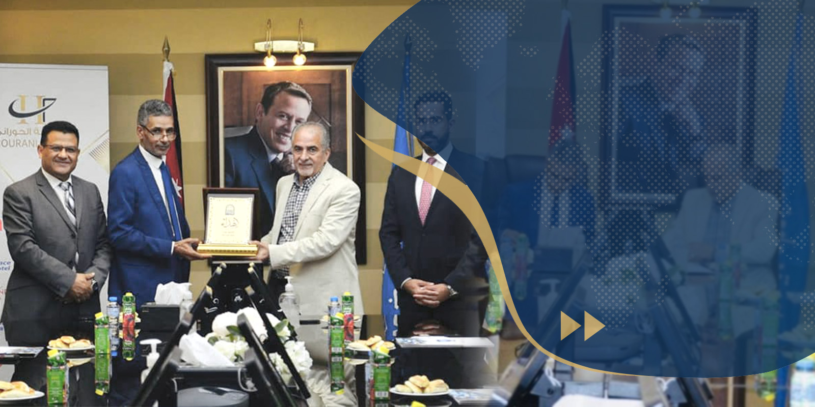توقيع اتفاقية للتعاون العلمي بين جامعة سرت وجامعة عمان الأهلية بالمملكة الأردنية.