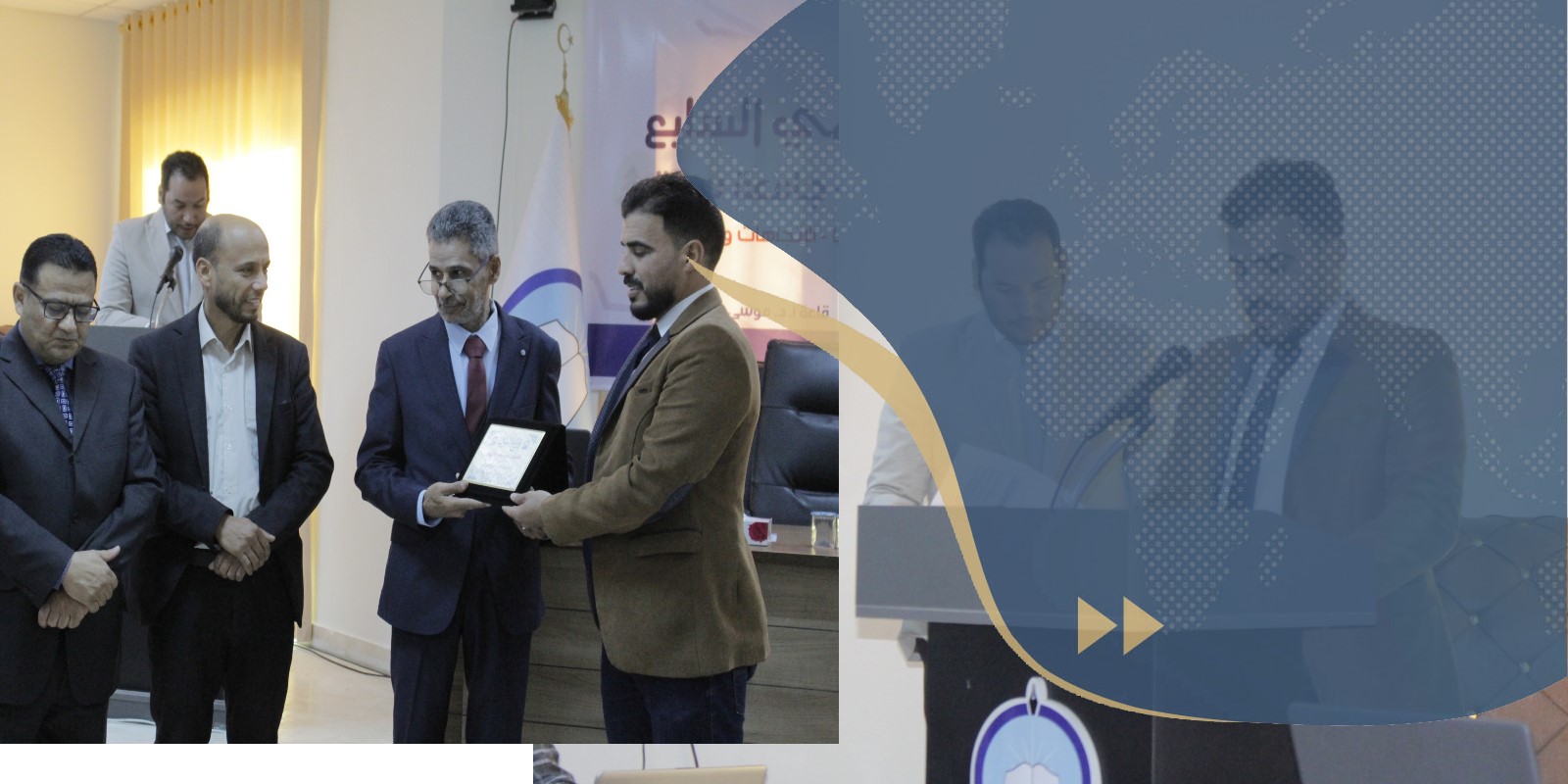 تكريم المتحصل على الترتيب الأول في جائزة ليبيا للابتكار