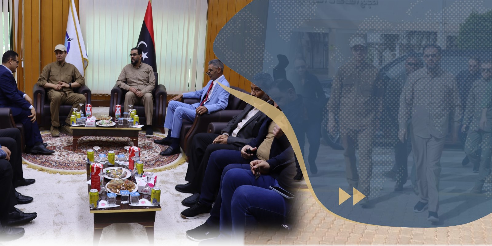 جامعة سرت تستقبل رئيس الحكومة الليبية ومدير عام صندوق التنمية والإعمار، ورئيس لجنة إعادة الإعمار والاستقرار.