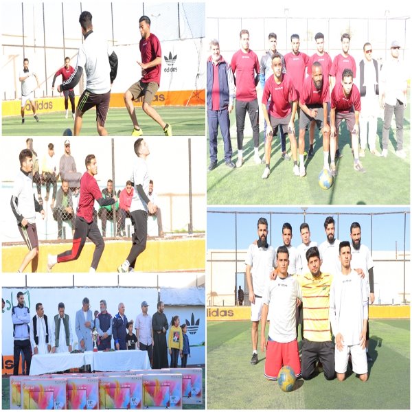 فريق كلية الآداب يُتوج بكأس دوري الكرة الخماسية لطلاب جامعة سرت / الخميس 13.أبريل. 2023