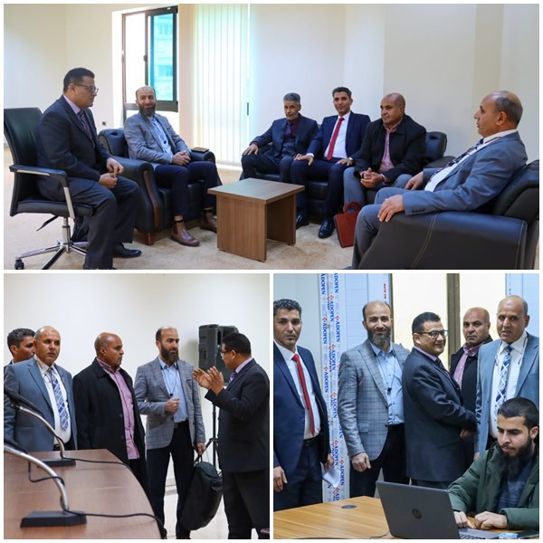 A visit to Sirte University from a committee affiliated with the Ministry of Higher Education and Scientific Research