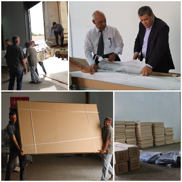 The Ministry of Higher Education and Scientific Research provided Sirte University with supplies and equipment