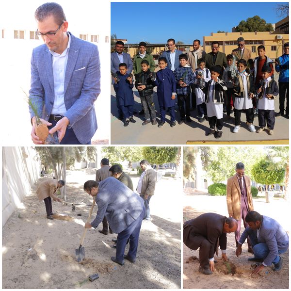 The Second stage of the Afforestation Campaign -  The Community Service Center 