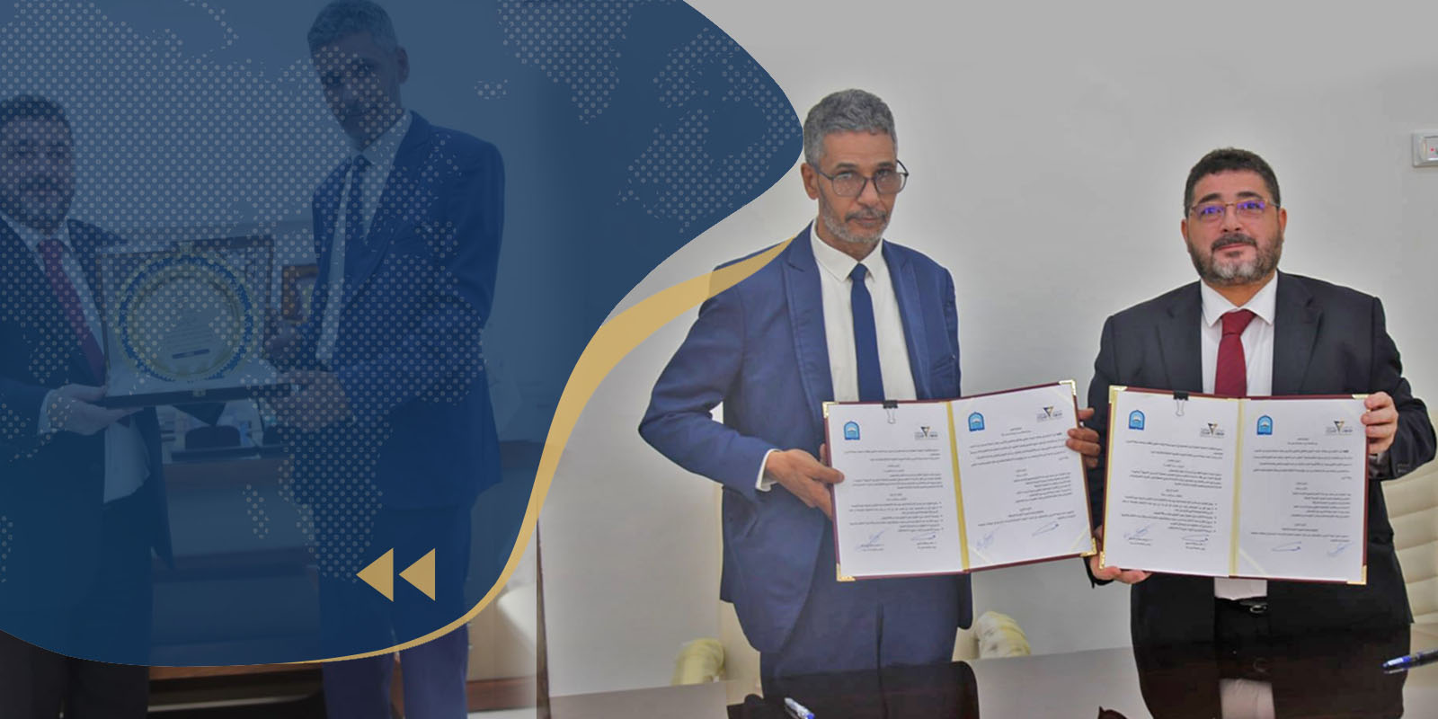 Sirte and Misrata Universities sign an agreement for mutual collaborations