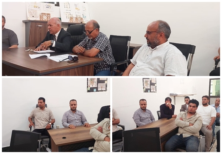 الاجتماعات الدورية التي تقوم بها إدارة كلية الهندسة مع موظفيها
