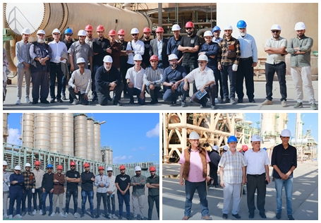 زيارة طلاب كلية الهندسة بجامعة سرت إلى المجمع الصناعي راس لانوف .