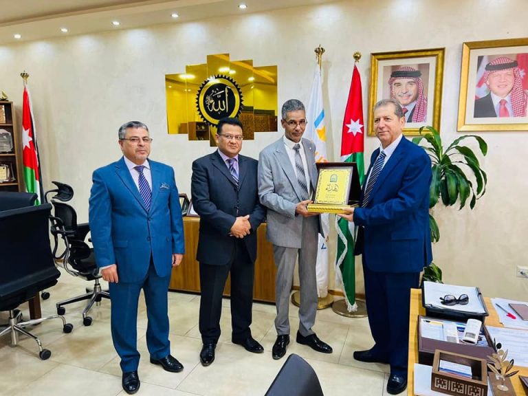 Official Visit and Discussions between Sirte University and Amman Arab University in Jordan