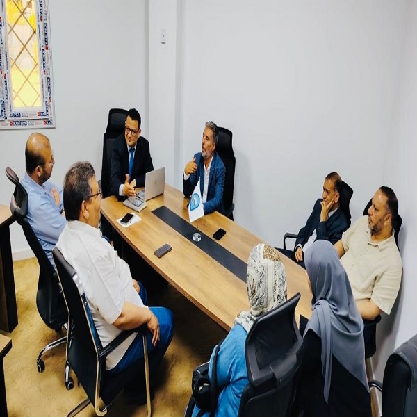 اجتماع السيد وكيل الجامعة للشؤون العلمية مع السادة عمداء ووكلاء كليات تقنية المعلومات والعلوم