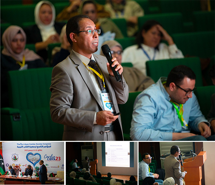  د : محمد أبوبكر عضو هيئة تدريس بالكلية الطب يتحصل على الترتيب الأول مكرر في مؤتمر القلب ببنغازي